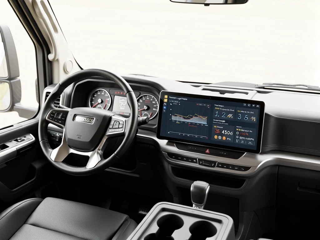 Digital logistics interface dashboard
